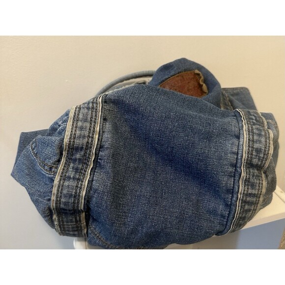 Lucky Brand Vintage Denim Purse Boho - Picture 1 of 7
